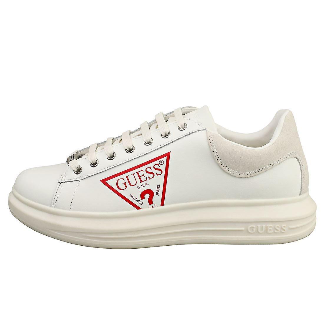 GUESS Mens Casual Trainers in White