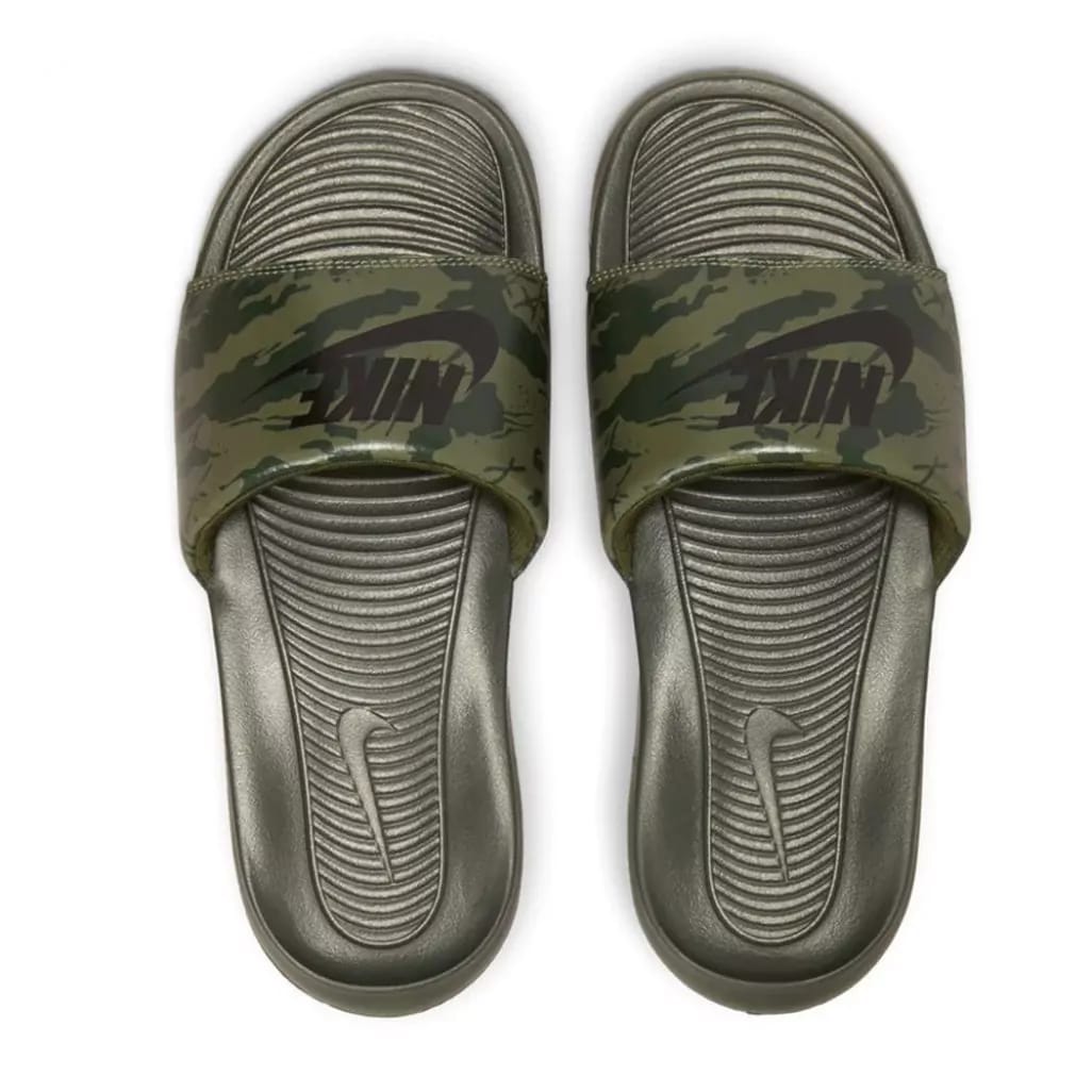 NIKE Șlapi Bărbătești Victori One Slide Print CN9678 200 Khaki