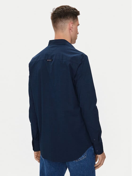 TOMMY JEANS Cămașă DM0DM19519 Bleumarin