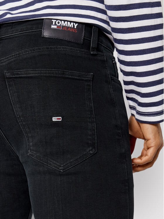 TOMMY JEANS Blugi Simon DM0DM09562 Negru