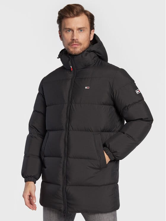 TOMMY JEANS Geacă din puf DM0DM15117 Negru