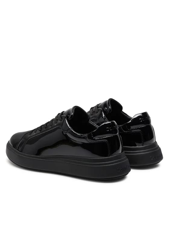 CALVIN KLEIN Sneakers Low Top Lace Up Pat HM0HM01602 Negru