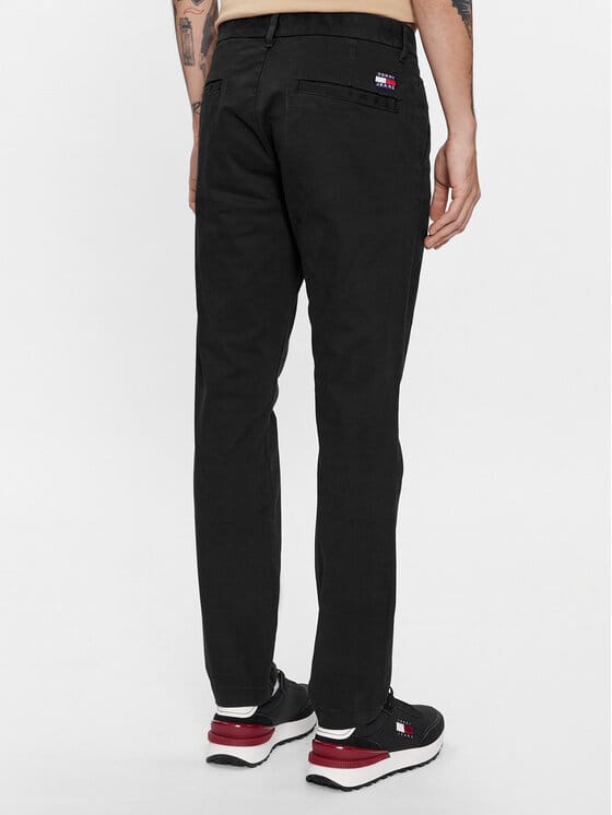 TOMMY JEANS Pantaloni Casual Chino DM0DM18339 Negru