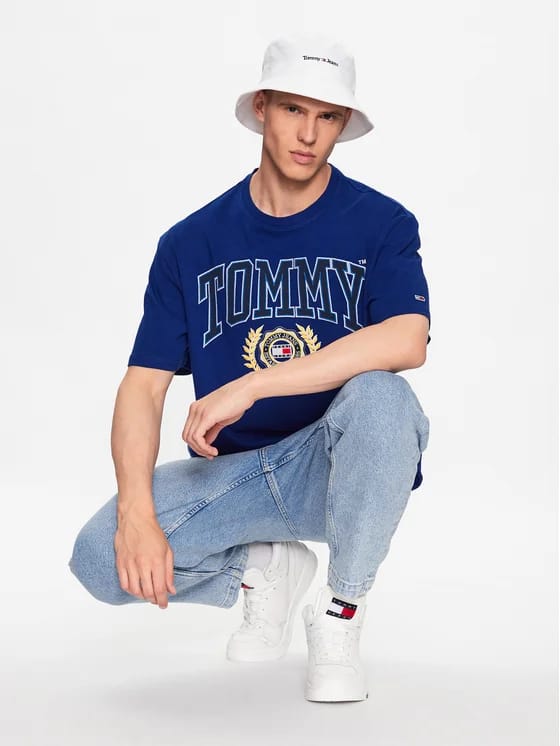 TOMMY JEANS Tricou DM0DM16832 C9B Albastru