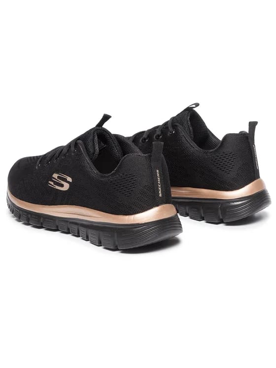 SKECHERS Sneakers Get Connected 12615/BKRG Negru