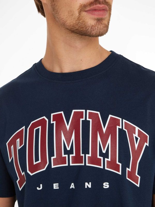 TOMMY JEANS Tricou DM0DM18537 C1G Bleumarin