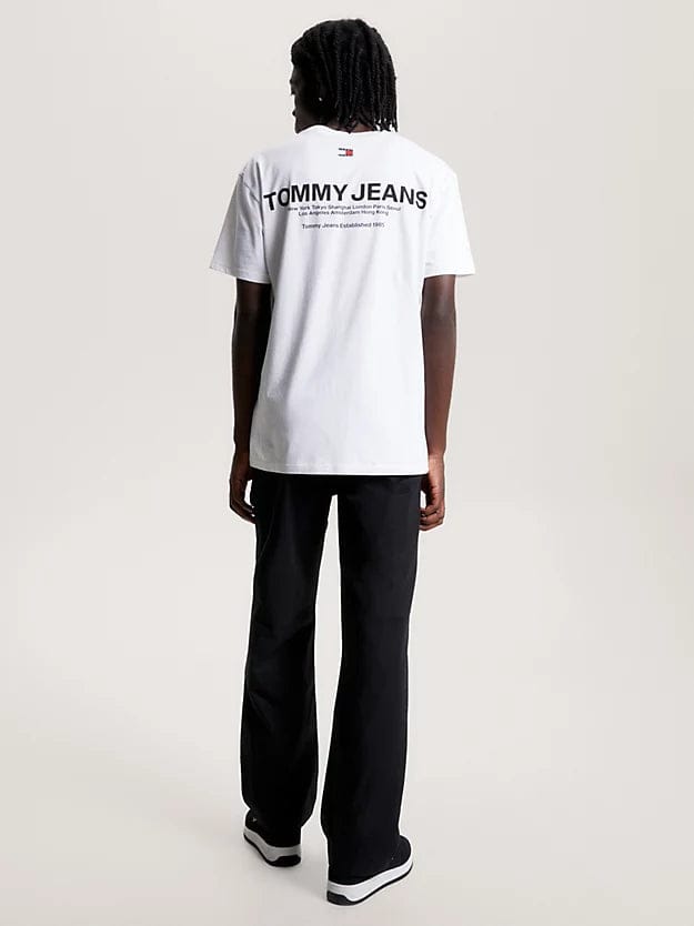 TOMMY JEANS Tricou DM0DM17712 YBR Alb