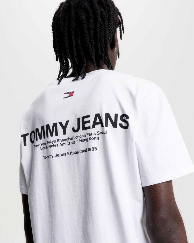 TOMMY JEANS Tricou DM0DM17712 YBR Alb