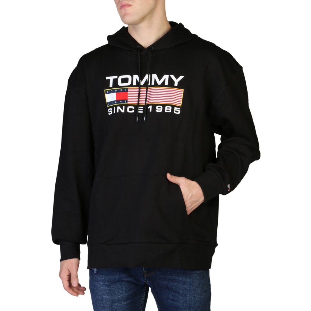 TOMMY JEANS Hanorac DM0DM15009 BDS Negru