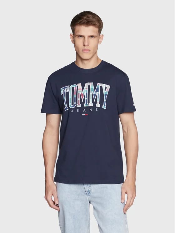 TOMMY JEANS Tricou DM0DM15666 Bleumarin