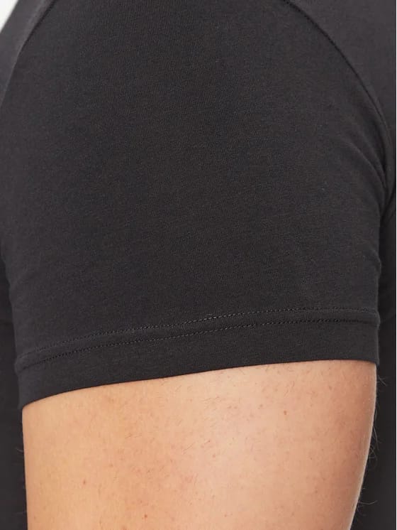 EMPORIO ARMANI Underwear Set 2 tricouri 111670 3F715 Negru