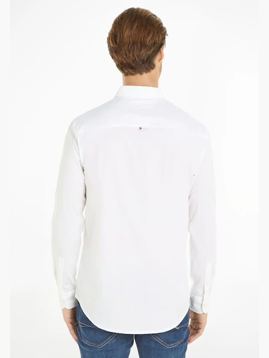 TOMMY JEANS Cămașă DM0DM19519 YBR Alb