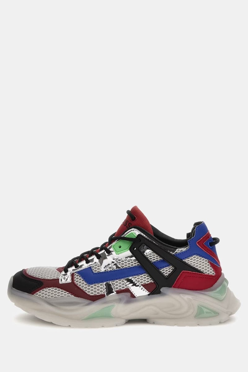 GUESS Belluno mixed - leather running shoes