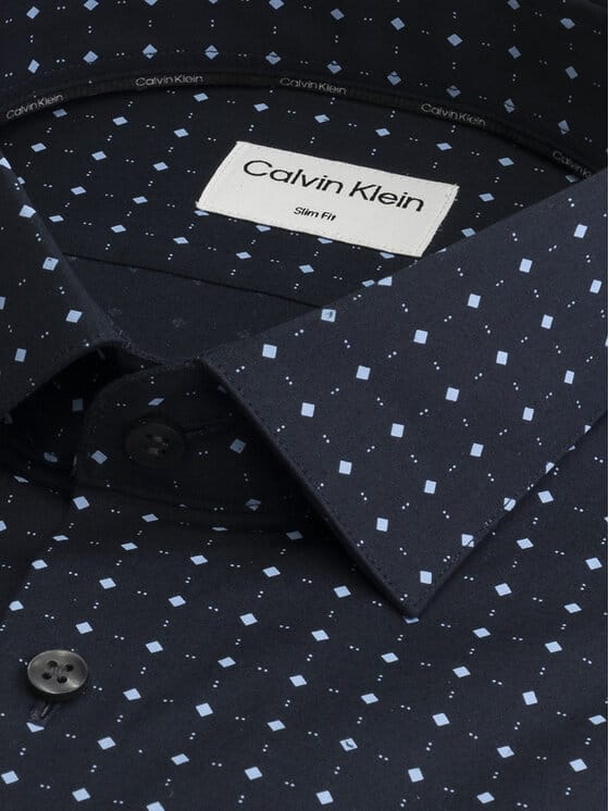 CALVIN KLEIN Cămașă K10K112091 Bleumarin