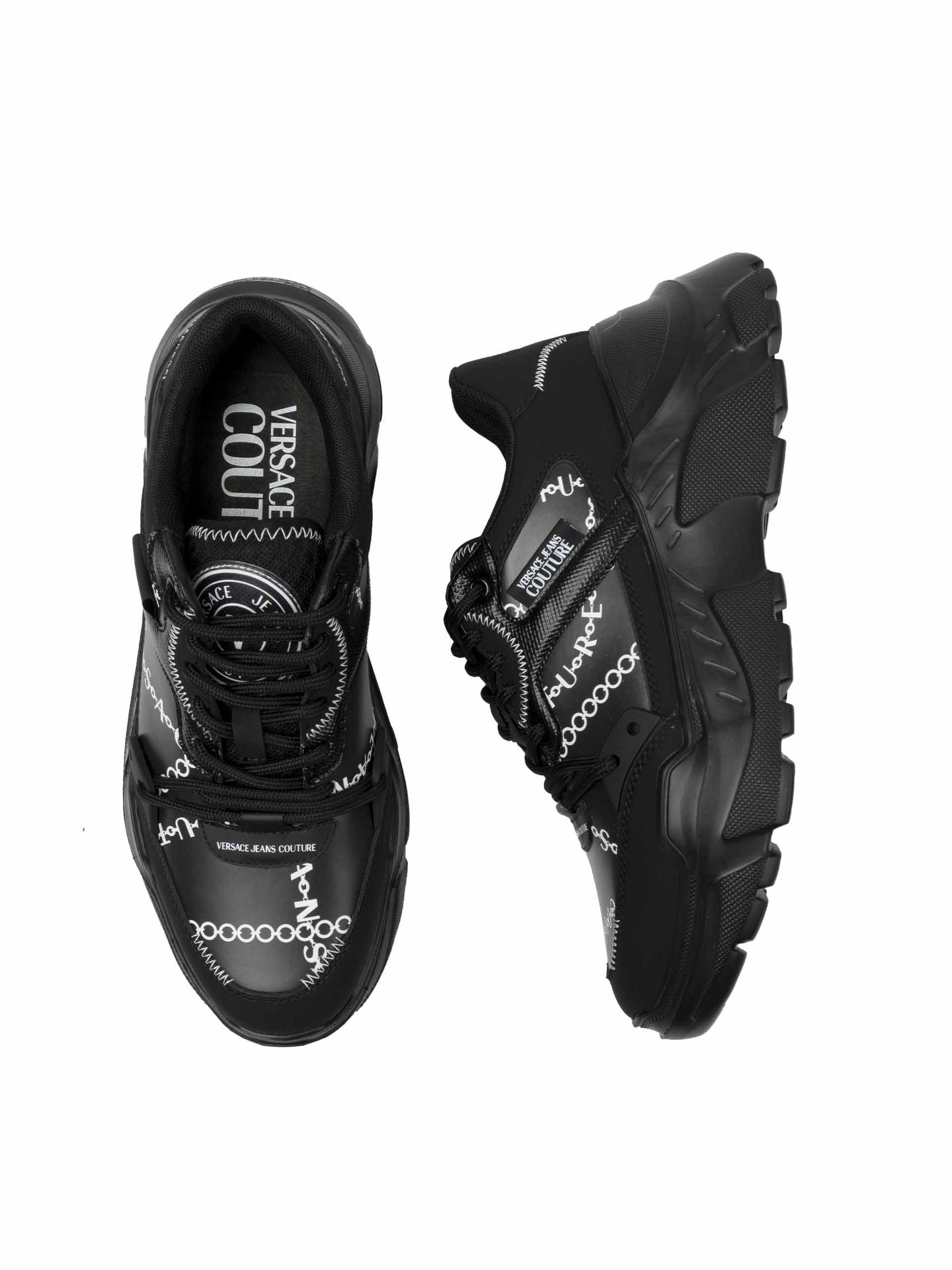 VERSACE JEANS COUTURE Sneakers 77YA3SC9 ZS881 L01 Negru