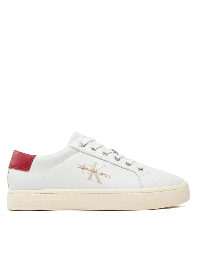 CALVIN KLEIN JEANS Sneakers Classic Cup Low Lace Up LTHYM0YM00491 Alb