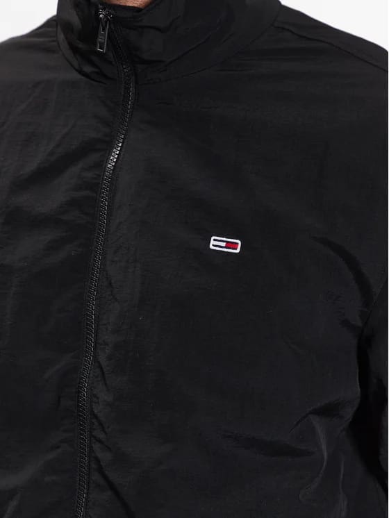 TOMMY JEANS Jachetă Essential DM0DM15916 Negru