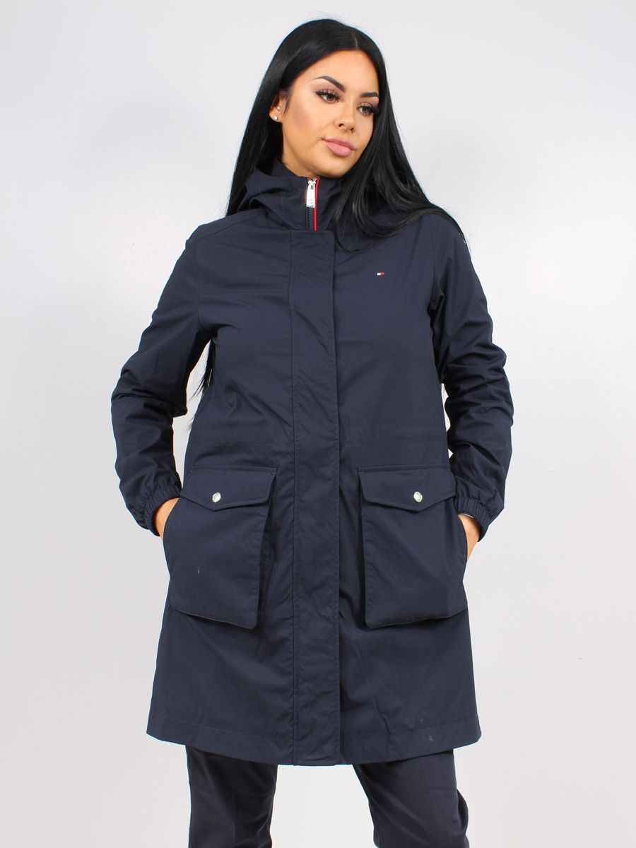 TOMMY HILFIGER Jachetă WW0WW28042 DW5 Bleumarin