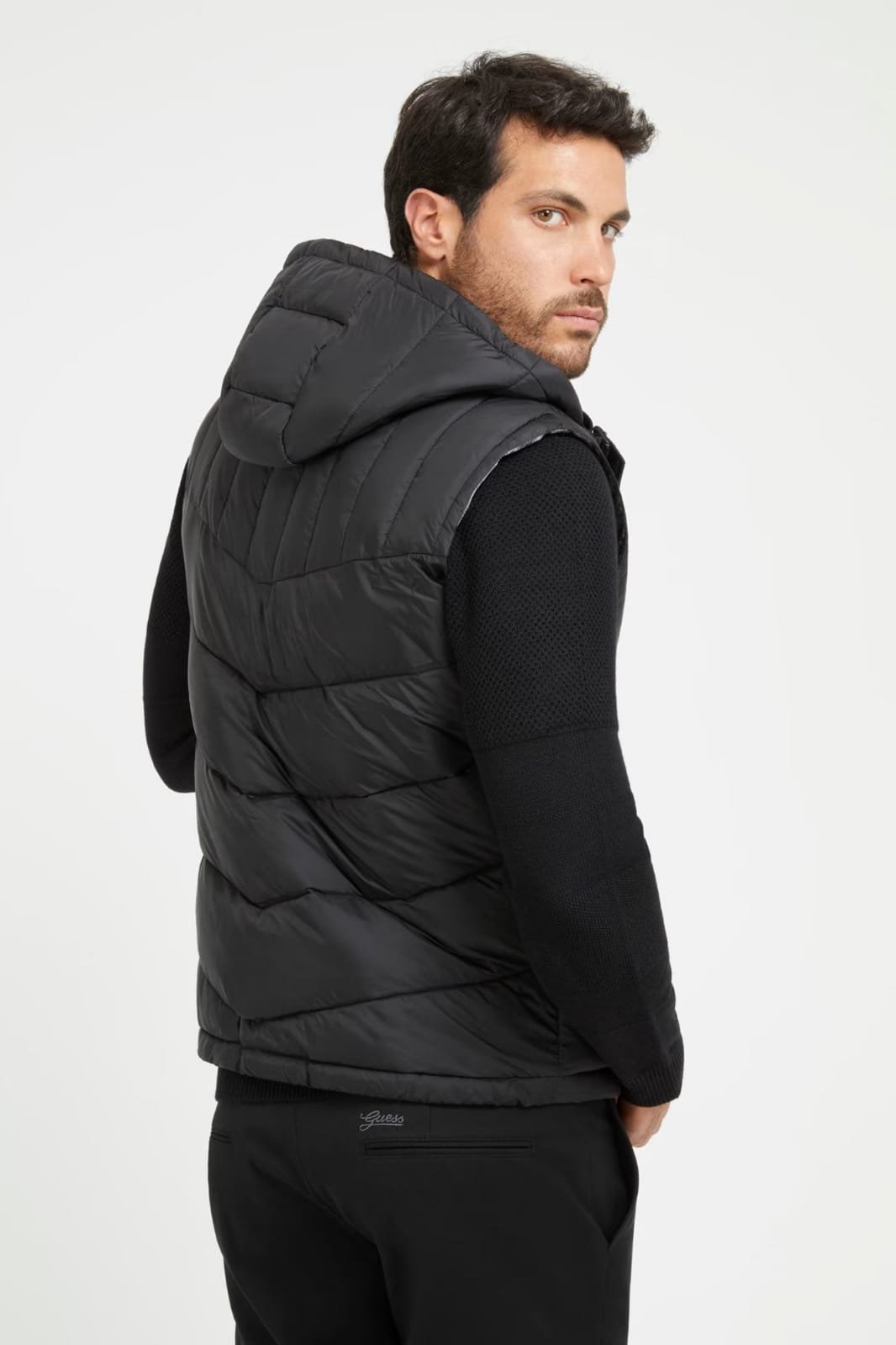 GUESS Vestă M3YN13WFHG2 Negru