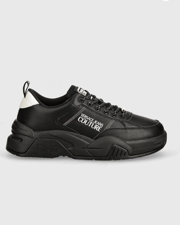 VERSACE JEANS COUTURE Sneakers 77YA3SF1 Z326 899 Negru
