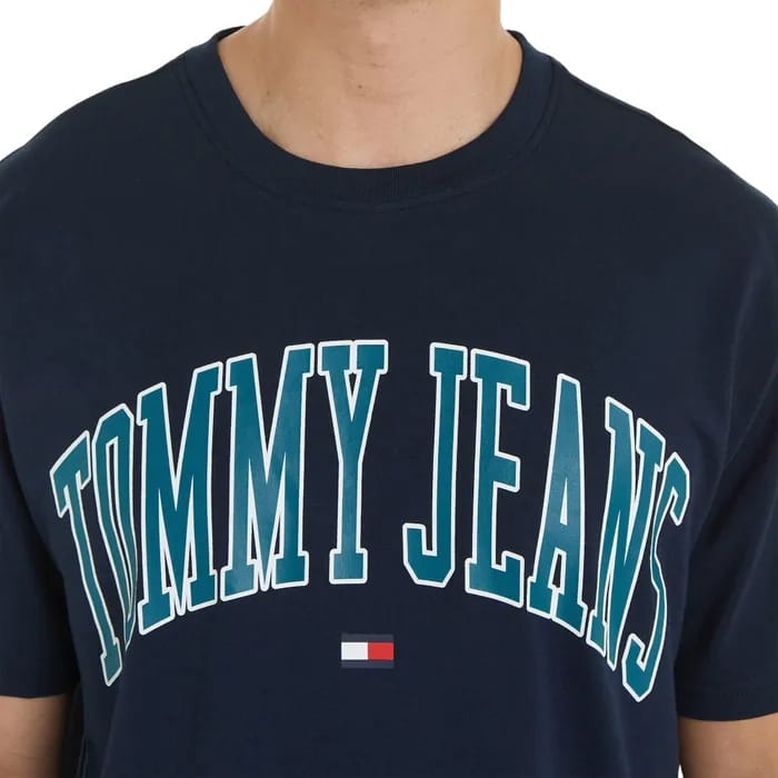 TOMMY JEANS Tricou DM0DM18558 C1G Bleumarin