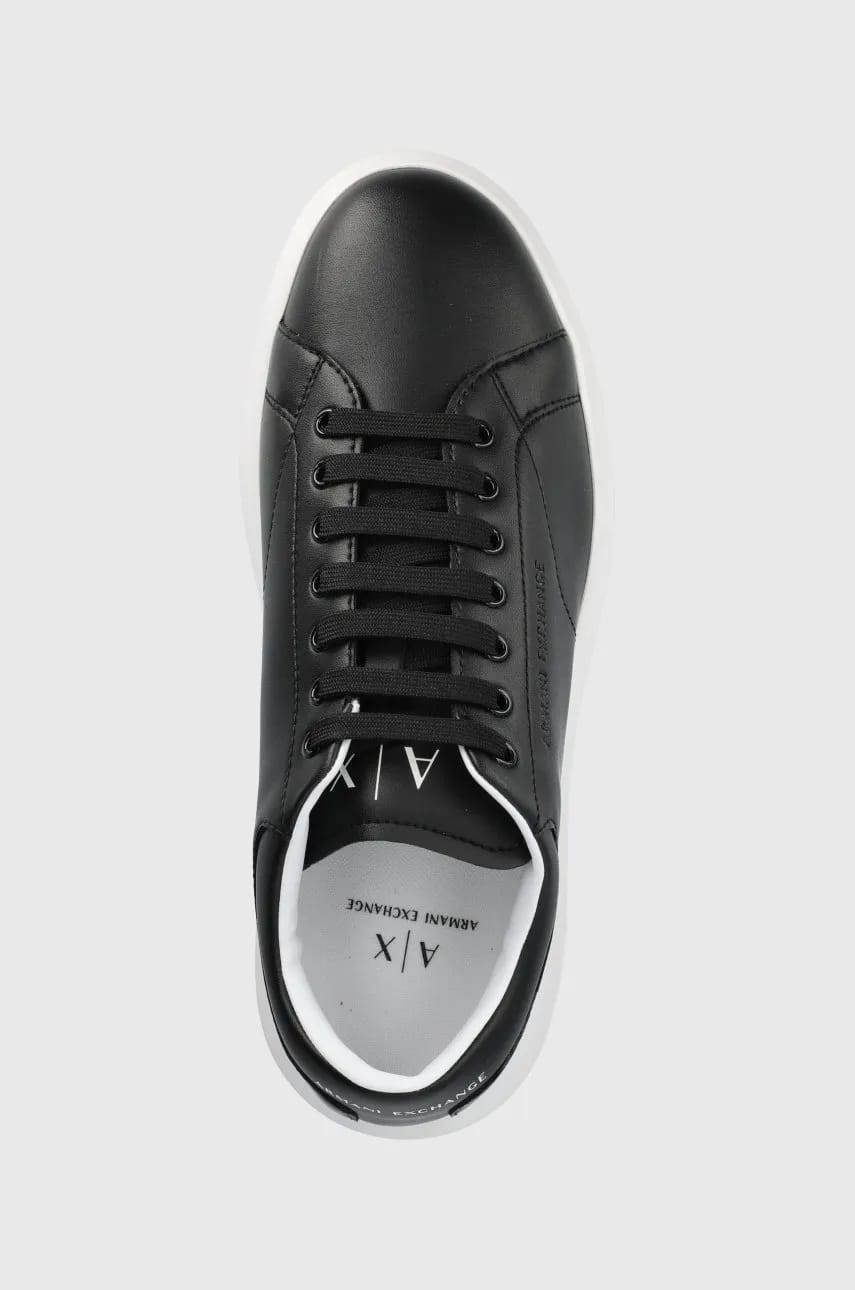 ARMANI EXCHANGE Sneakers din piele - Negru