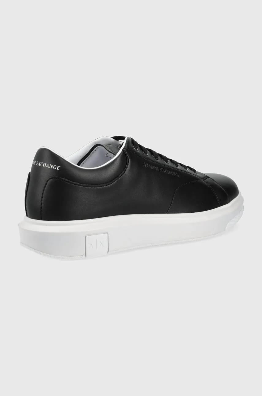 ARMANI EXCHANGE Sneakers din piele - Negru