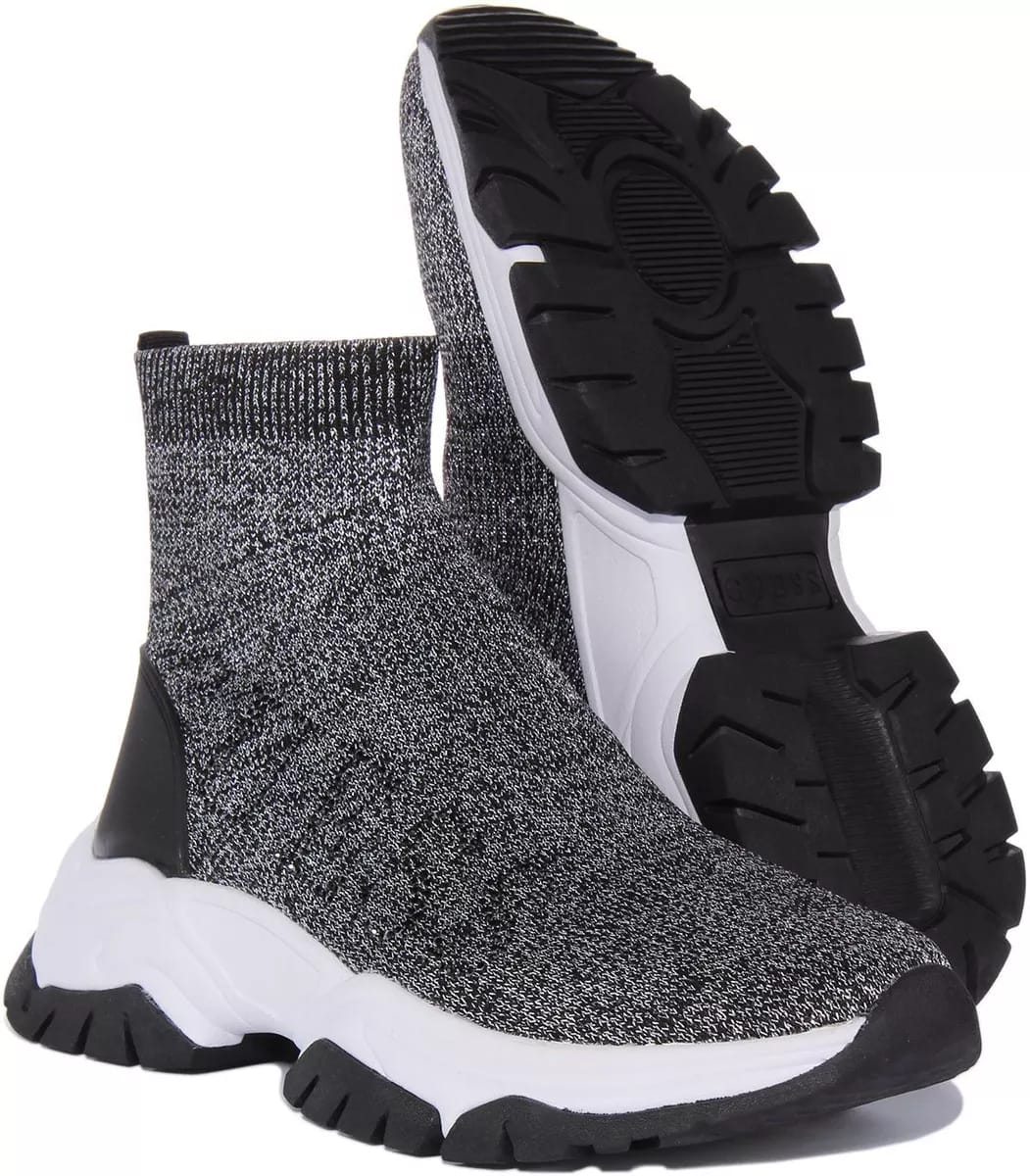 GUESS Sneakers Nollen FL5NLLFAB12 Black Silver