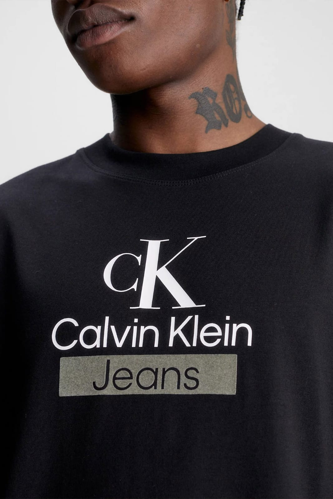 CALVIN KLEIN JEANS Tricou J30J323759 BEH - Negru