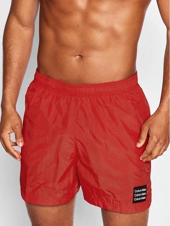 CALVIN KLEIN Șorturi de baie KM0KM00712 Roșu