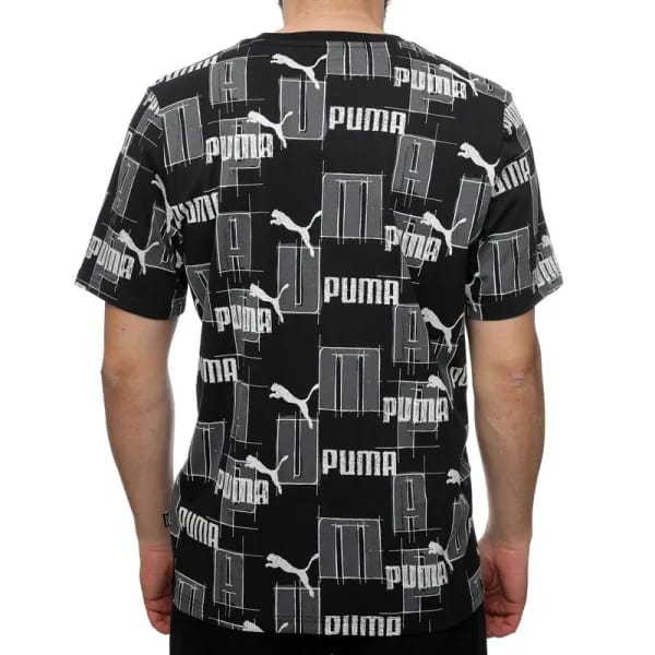 PUMA Tricou Ess+ Logo 678982 01 Negru