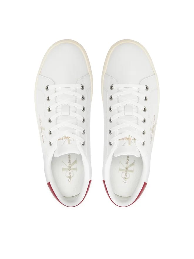 CALVIN KLEIN JEANS Sneakers Classic Cup Low Lace Up LTHYM0YM00491 Alb