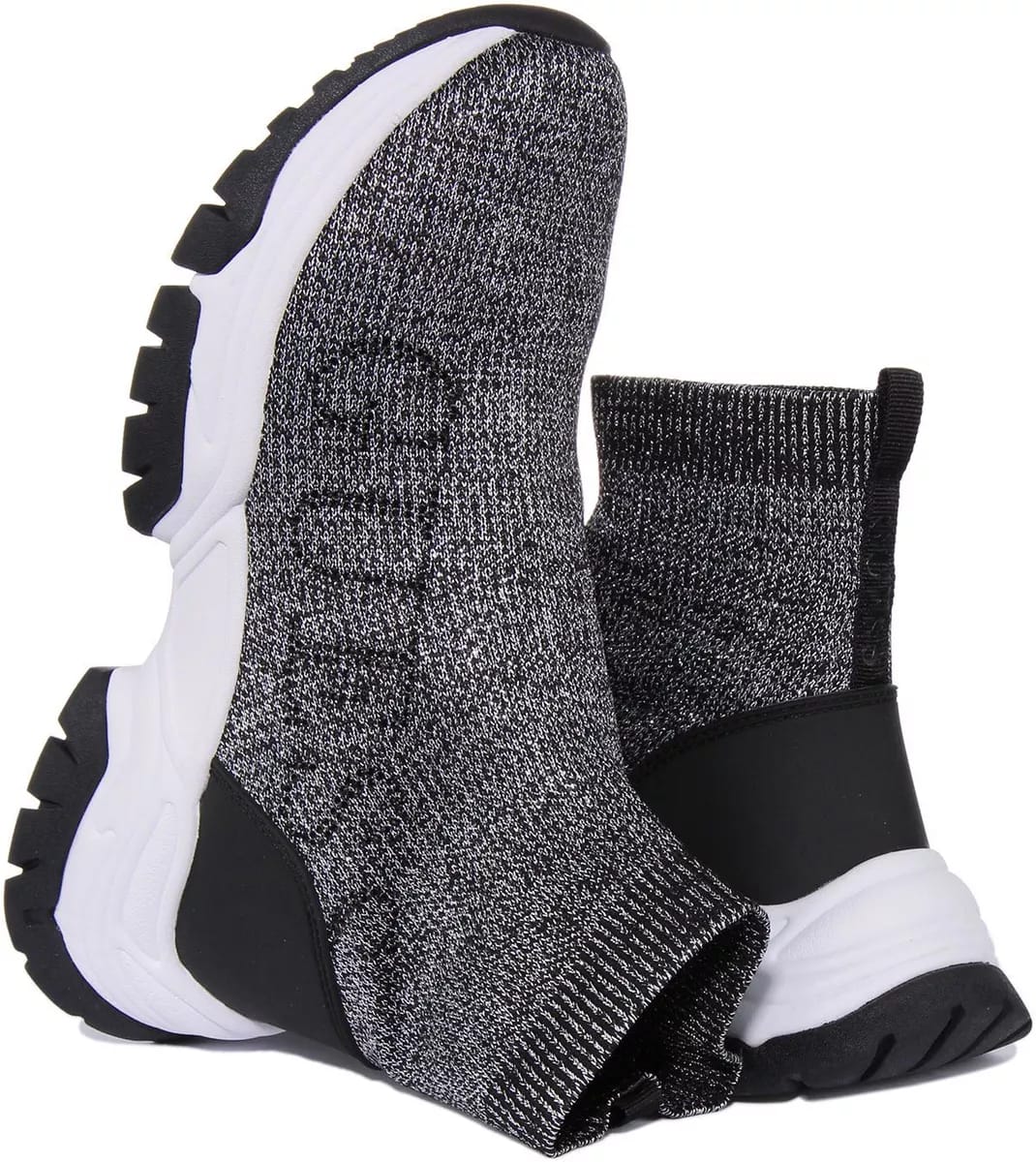 GUESS Sneakers Nollen FL5NLLFAB12 Black Silver