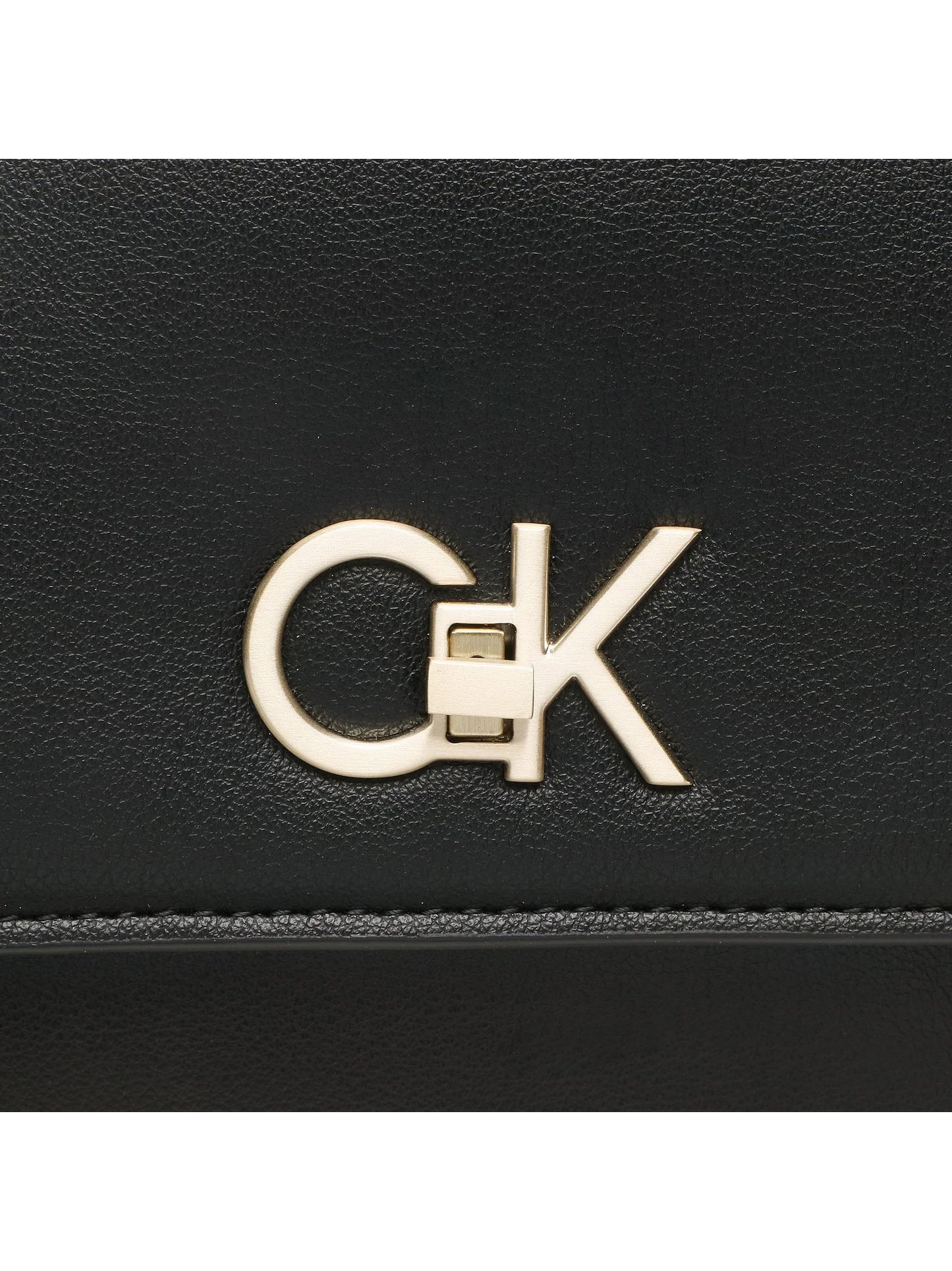 CALVIN KLEIN Geantă Re-Lock Ew Conv Crossboody - Negru