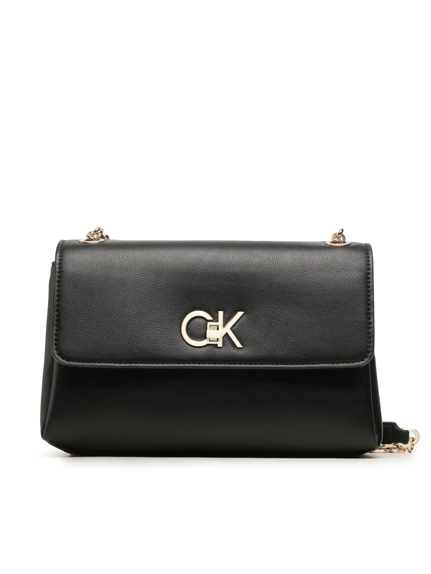 CALVIN KLEIN Geantă Re-Lock Ew Conv Crossboody - Negru