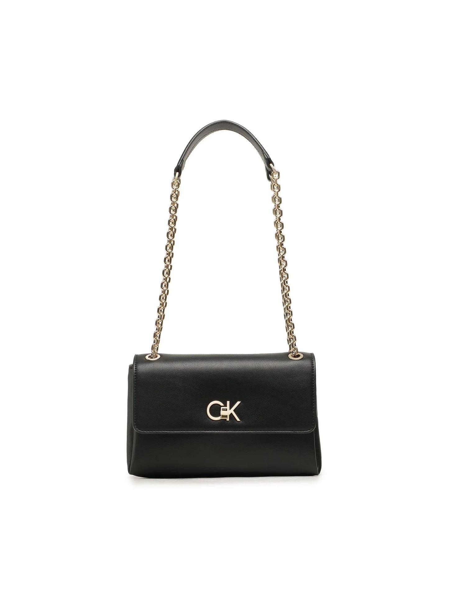 CALVIN KLEIN Geantă Re-Lock Ew Conv Crossboody - Negru