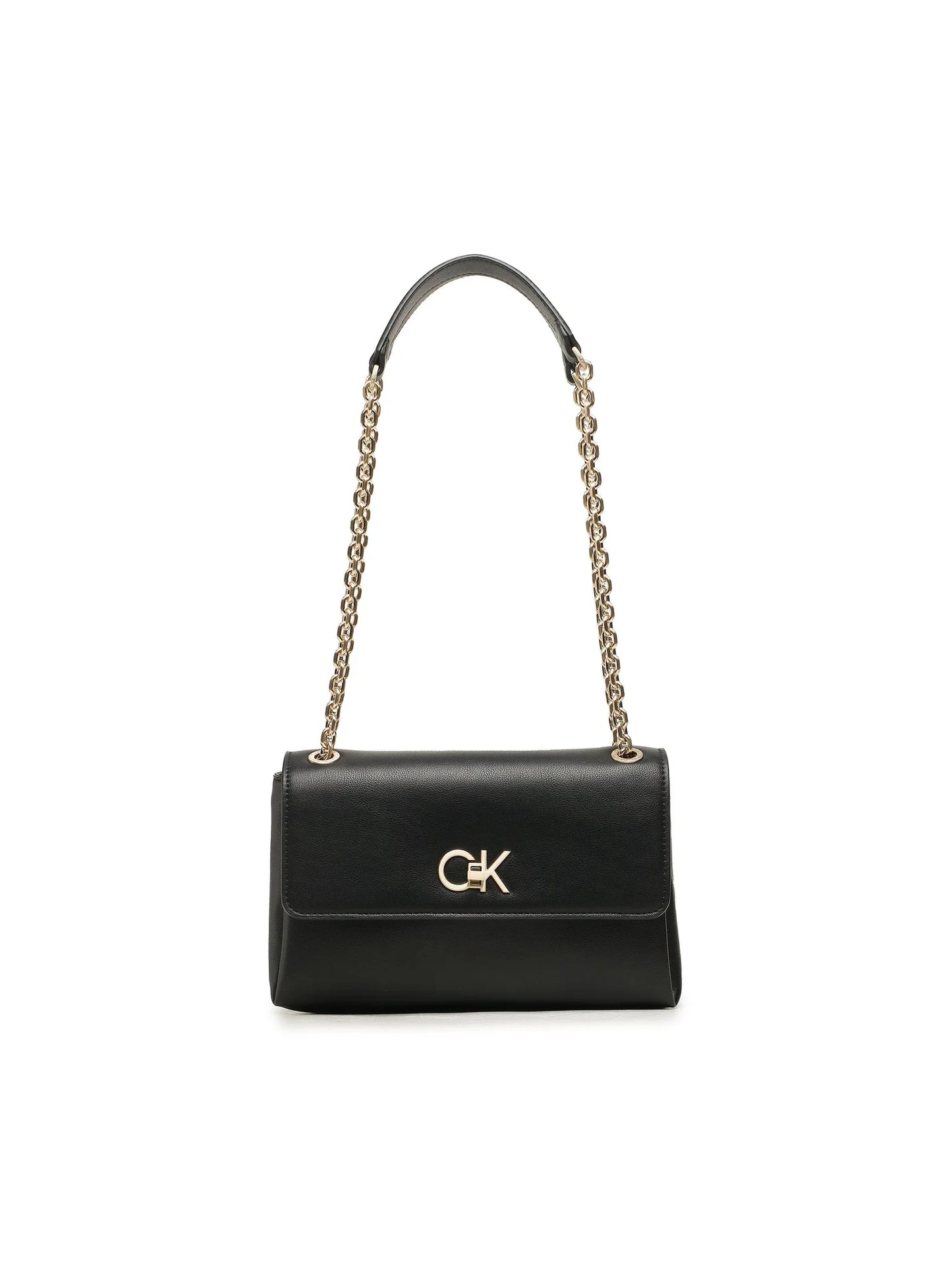 CALVIN KLEIN Geantă Re-Lock Ew Conv Crossboody - Negru