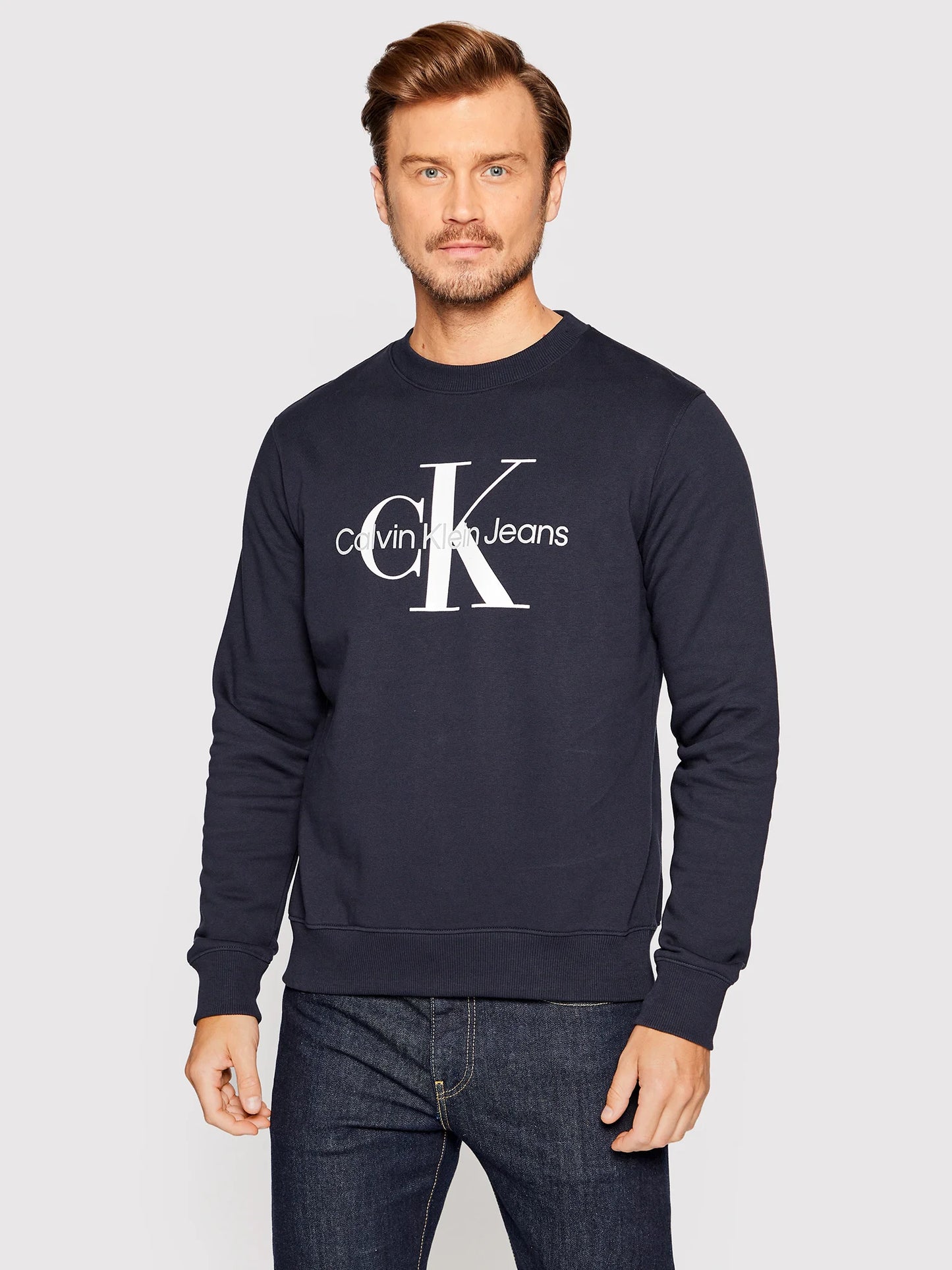 CALVIN KLEIN JEANS Bluză J30J320933 Bleumarin