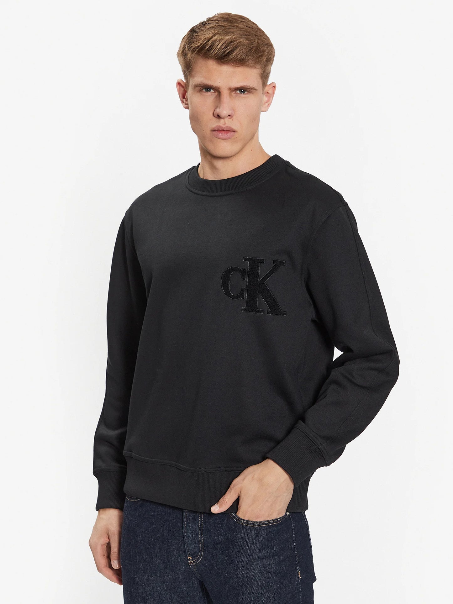 Calvin Klein Jeans Bluză J30J323454 Negru Regular Fit