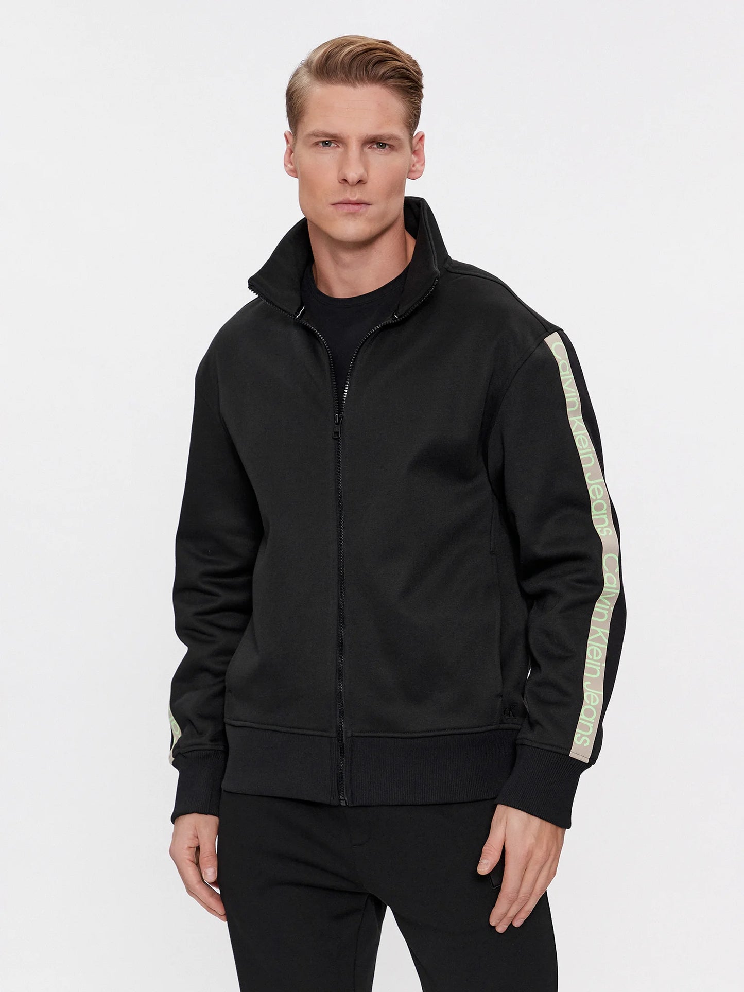 CALVIN KLEIN JEANS Bluză Logo Tape J30J324120 Negru