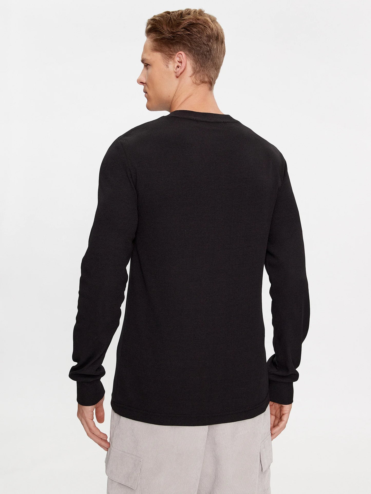 CALVIN KLEIN JEANS Bluză Longsleeve J30J323481 Negru