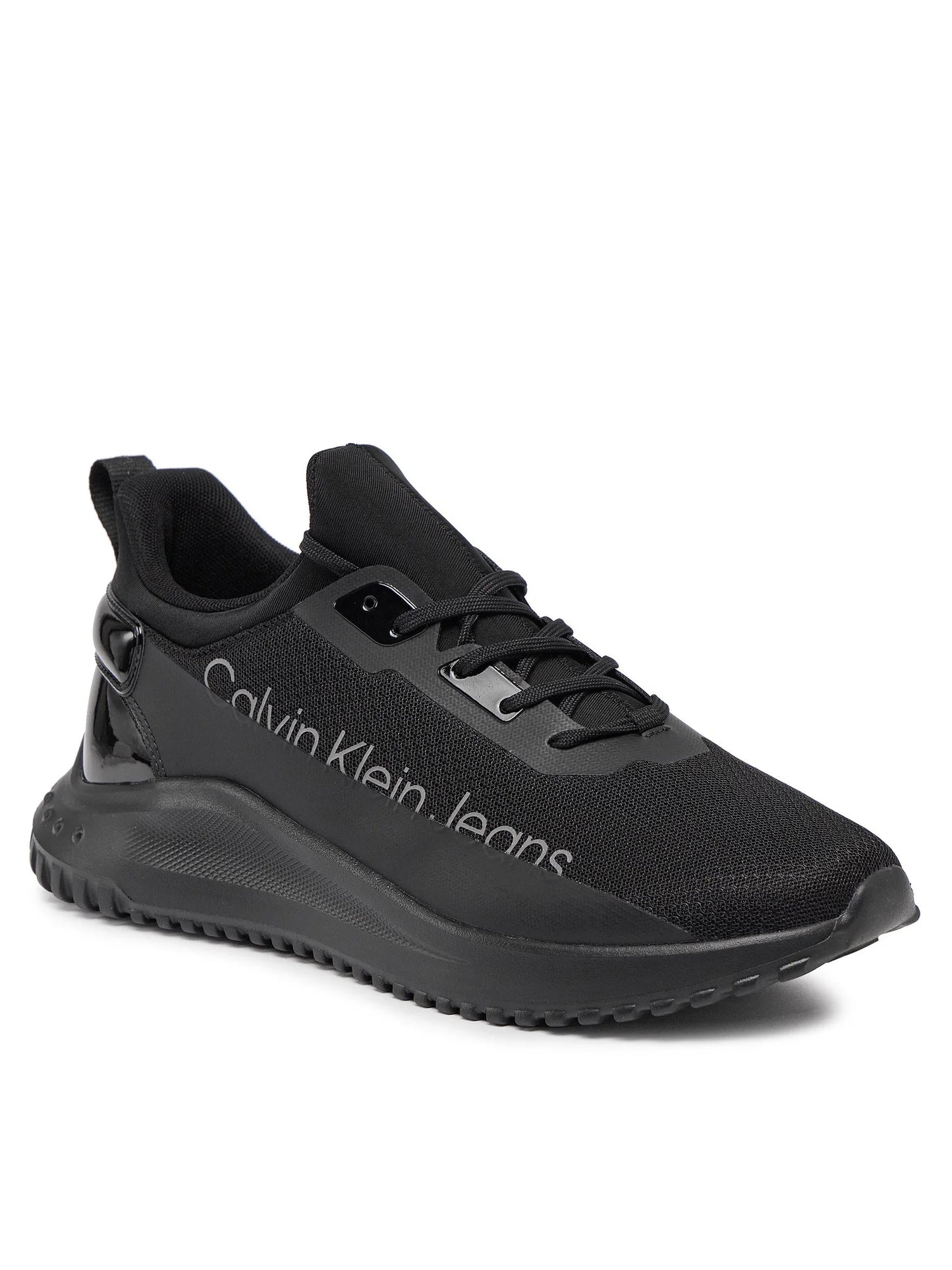 CALVIN KLEIN JEANS Sneakers Eva Run Slipon Lace Mix In Lum YM0YM00870 Negru