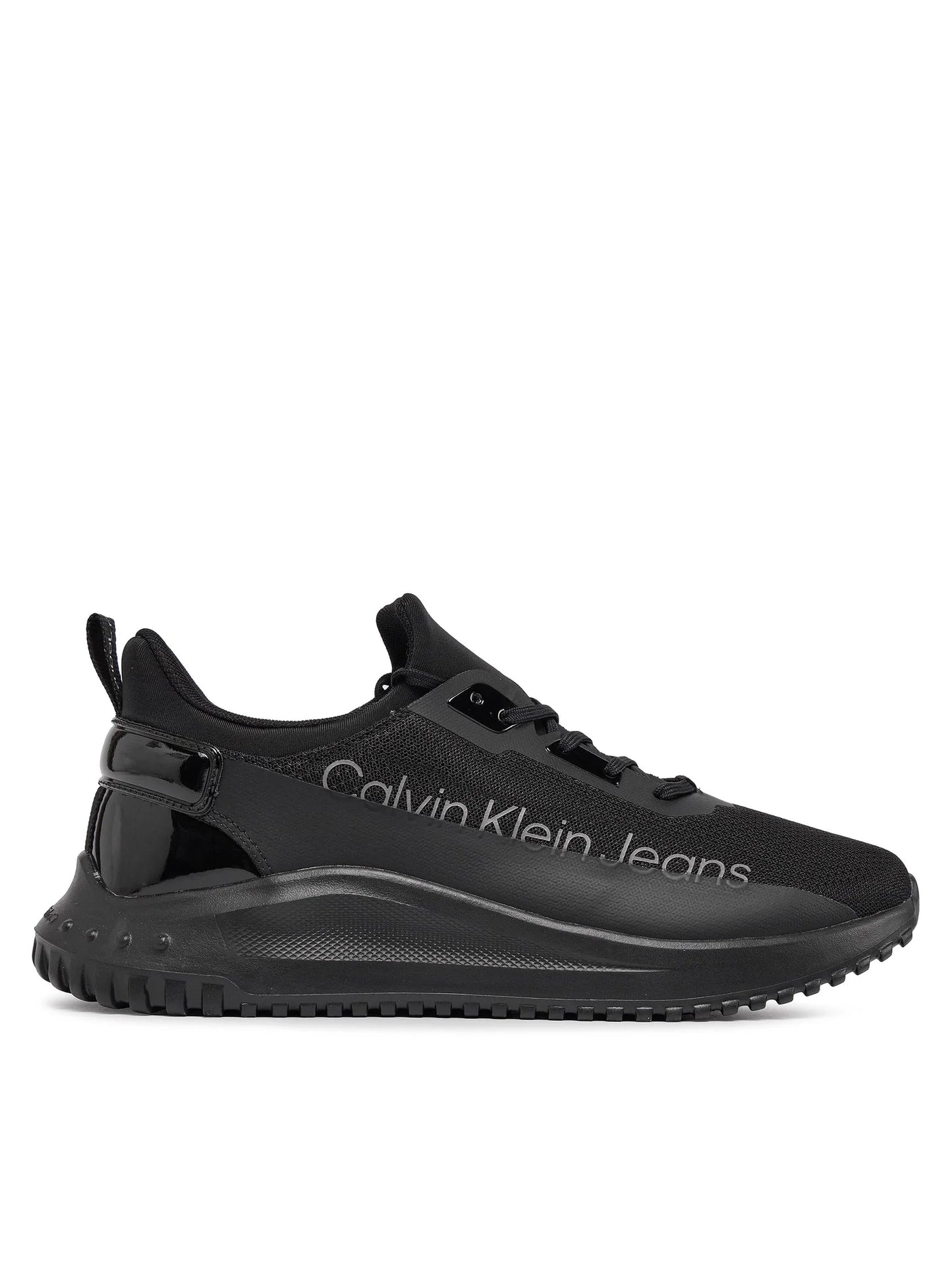 CALVIN KLEIN JEANS Sneakers Eva Run Slipon Lace Mix In Lum YM0YM00870 Negru