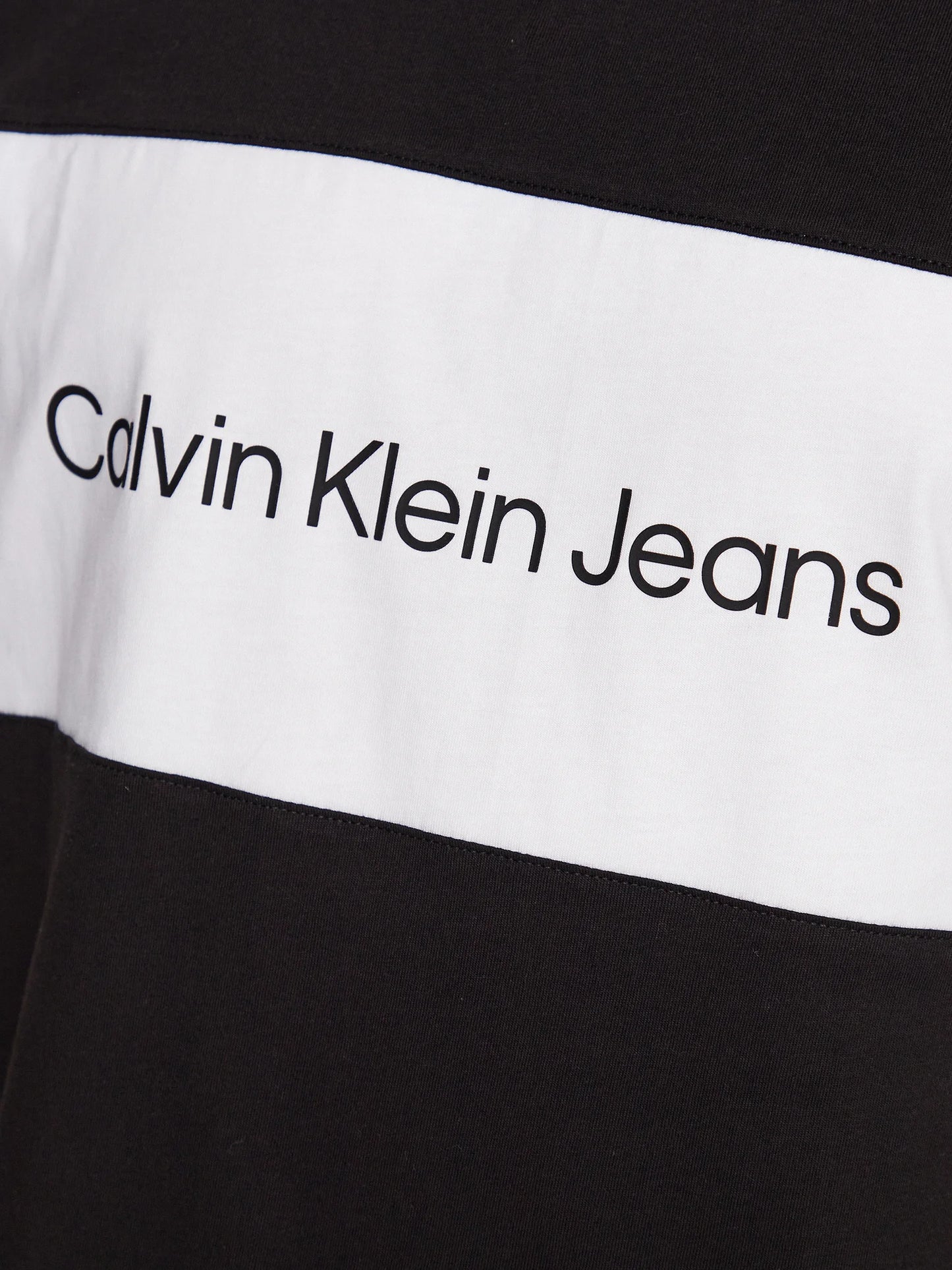 CALVIN KLEIN JEANS Tricou J30J329760 BEH - Negru