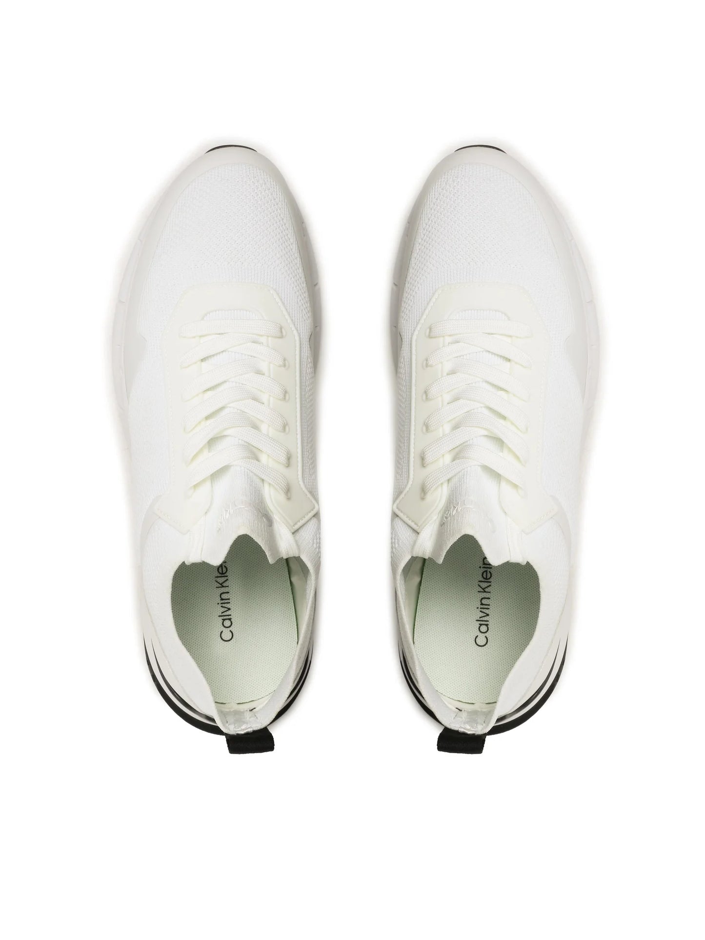 CALVIN KLEIN  Sneakers Low Top Lace Up Mix White