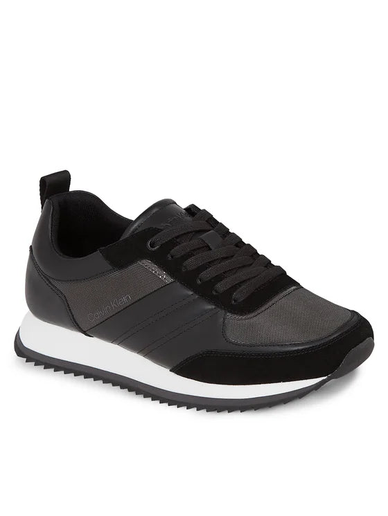 CALVIN KLEIN Sneakers Low Top Lace Up Repr - Negru
