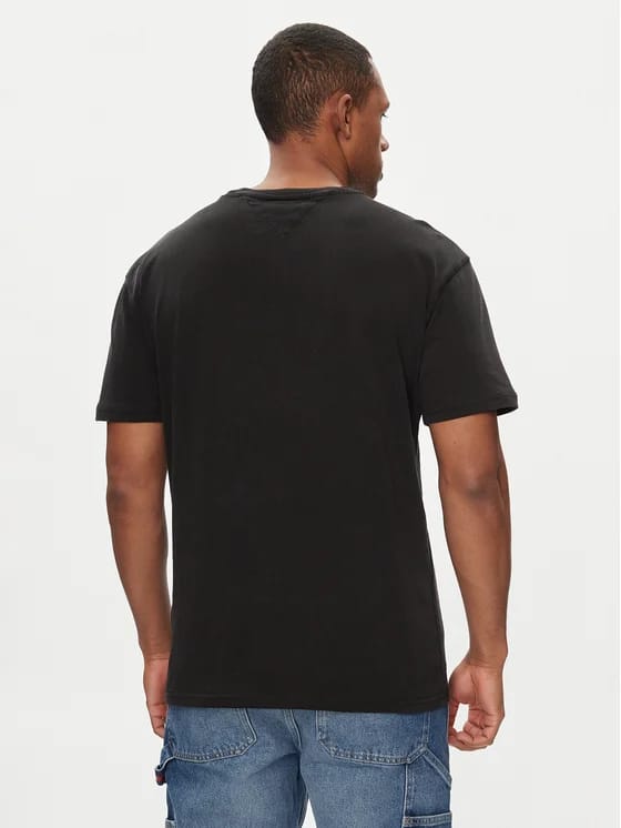 TOMMY JEANS Tricou Athletic Club DM0DM18557 Negru