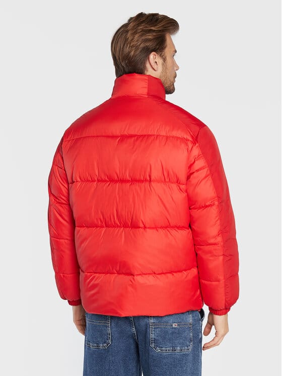 TOMMY JEANS Geacă din puf Tonal Badge DM0DM15121 Roșu