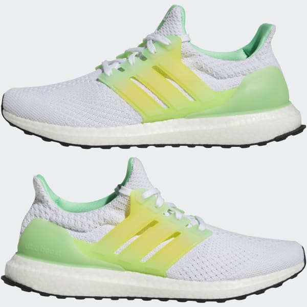 ADIDAS UltraBoost 5.0 DNA White Beam Green Running Shoes GV8730 Alb