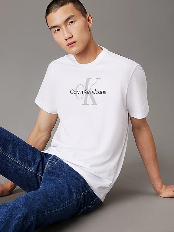 CALVIN KLEIN JEANS Tricou 00040EM286YAA Alb